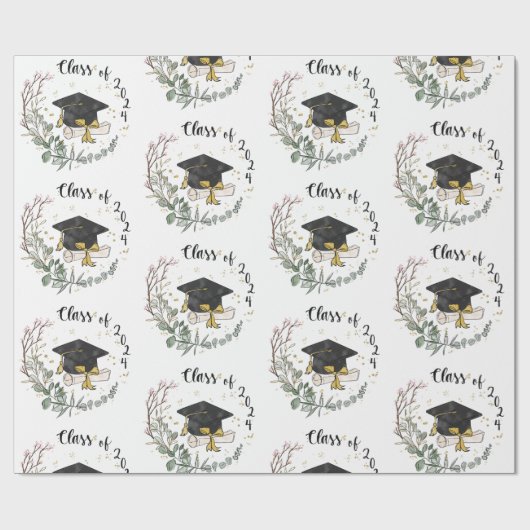 Klasse 2024 geschenkpapier (Flach)