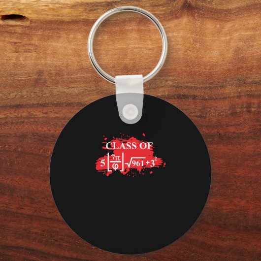 Klasse 2024 Mathe Geek Funny Pi 8. Klasse Graduat Schlüsselanhänger (Vorderseite)