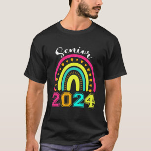 Klasse 2024 Senior 2024 Rainbow Senior 24 T-Shirt