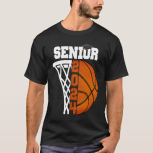 Klasse 2024 Senior 24 Basketball High School Gra T-Shirt