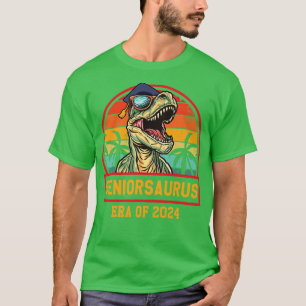 Klasse 2024 Senior Gifts Funny Seniorsaurus Seni T-Shirt