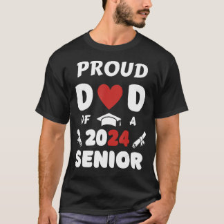 Klasse 2024 - Senior Year - Proud Vater - Senior 2 T-Shirt