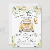 Klasse 2024: TREIBEN NACH FOTO-Absolventen Einladung (Vorderseite)