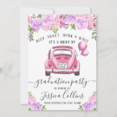 Klasse 2024: TREIBEN NACH FOTO-Absolventen Einladung (Vorderseite)