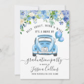 Klasse 2024: TREIBEN NACH FOTO-Absolventen Einladung (Vorderseite)