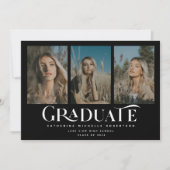 Klasse 2025 | 3 Foto Abschluss Ankündigung (Vorderseite)