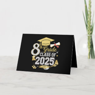 Klasse 2025 Abschluss Dankeskarte