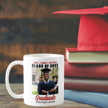 Klasse 2025 Abschluss Foto Red Script Graduate
