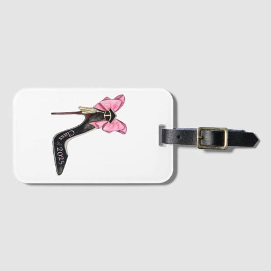 Klasse 2025 Abschluss-Geschenk Gepäckanhänger (Vorderseite (Horizontal))