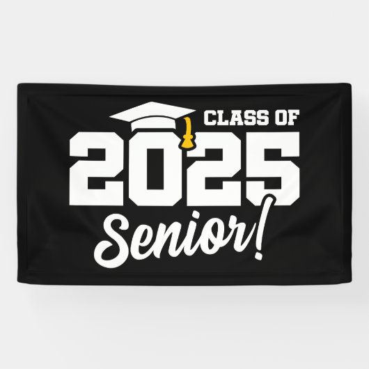 Klasse 2025 Abschluss Graduate Senior 2025 Banner (Horizontal)