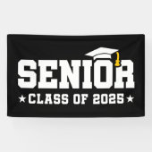 Klasse 2025 Abschluss High School Senior 2025 Banner (Horizontal)