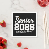 Klasse 2025 Abschluss High School Senior 2025 Serviette (Beispiel)