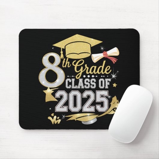 Klasse 2025 Abschluss Mousepad (Mit Mouse)