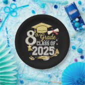 Klasse 2025 Abschluss Pappteller (Party)