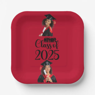 Klasse 2025 Abschluss Personalisiert Pappteller