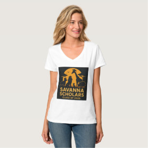 Klasse 2025 Abschluss Safari Animal Design T-Shirt