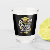 Klasse 2025 Abschluss Schnapsglas (Vorderseite)