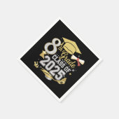 Klasse 2025 Abschluss Serviette (Ecke)