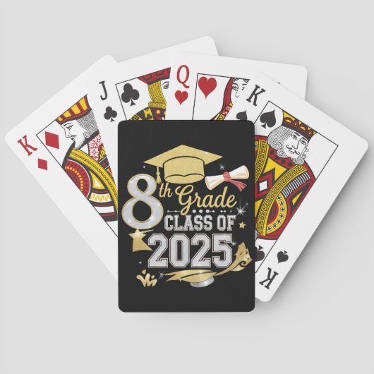 Klasse 2025 Abschluss Spielkarten (Rückseite)
