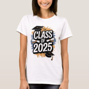 Klasse 2025 Abschluss T - Shirt - Senior Year Gif