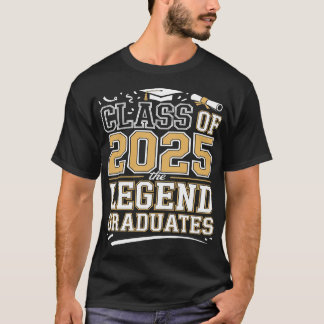 Klasse 2025 Abschluss T - Shirt - Varsity Style