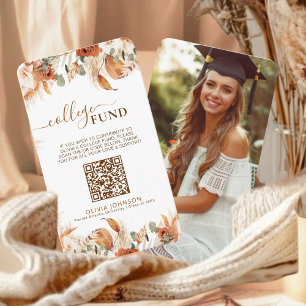 Klasse 2025 Abschluss Uni Fund QR Code Begleitkarte
