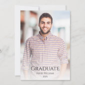 Klasse 2025 Ankündigung des Abschlusses des modern (Vorderseite)