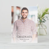 Klasse 2025 Ankündigung des Abschlusses des modern (Stehend Vorderseite)