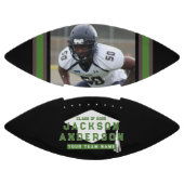 Klasse 2025 Anpassbares Foto Keepake Black Football (Paneele)