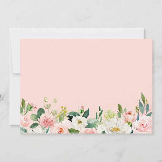 Klasse 2025 Ballon Letters Foto Abschluss Einladung (Rückseite)