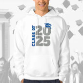 Klasse 2025 Blue and Gray Graduate Hoodie
