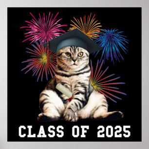 Klasse 2025 Cat Lover Poster