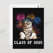 Klasse 2025 Cat Lover Postkarte (Vorne/Hinten)