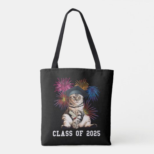 Klasse 2025 Cat Lover Tasche (Rückseite)