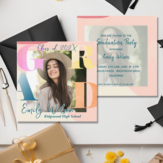 Klasse 2025 Einladung des Mini-Foto-Abschlusses