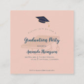 Klasse 2025 Einladung des Mini-Foto-Abschlusses (Rückseite)