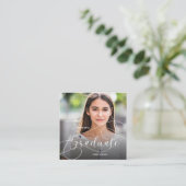 Klasse 2025 Einladung des Mini-Foto-Abschlusses (Stehend Vorderseite)