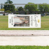 Klasse 2025 Elegante Foto Abschluss Door Banner (Insitu)