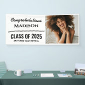 Klasse 2025 | Fett Typografy Graduate Foto Banner (Messe)