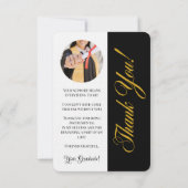 Klasse 2025 Foto Abschluss Danke Karte (Rückseite)