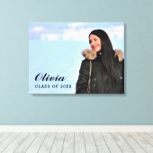 Klasse 2025 Foto-Abschluss für Graduate Leinwanddruck (Insitu (Holzboden))