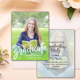 Klasse 2025 Foto Abschluss Mini Einladung