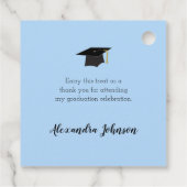 Klasse 2025 Foto Abschluss Vielen Dank Geschenkanhänger (Rückseite)