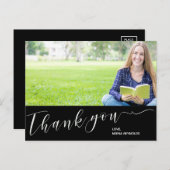 Klasse 2025 Foto Abschluss Vielen Dank Postcard Postkarte (Vorne/Hinten)