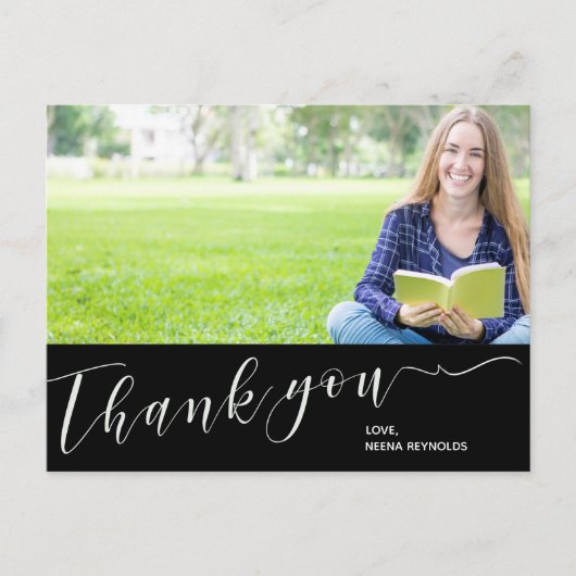 Klasse 2025 Foto Abschluss Vielen Dank Postcard Postkarte (Vorderseite)