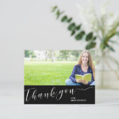 Klasse 2025 Foto Abschluss Vielen Dank Postcard Postkarte (Stehend Vorderseite)