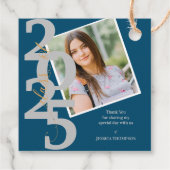 Klasse 2025 Foto Dankeschön Message Abschluss Geschenkanhänger (Rückseite)