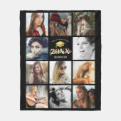 Klasse 2025 Foto Graduate Gift Fleecedecke (Vorderseite)