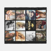 Klasse 2025 Foto Graduate Gift Fleecedecke (Vorderseite (Horizontal))