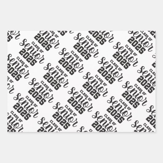 Klasse 2025 geschenkpapier set (Vorderseite)